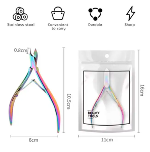 Couleur Enduit De Haute Qualité En Acier Inoxydable Soins Des Ongles Pince À Cuticules Aigle Bec Tondeuses Manucure Coupe-Ongles - Product Image 6