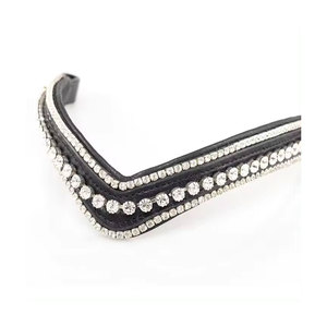 100% Eco Leather Premium Quality Horse Browbands Tamaño personalizado para equitación y deportes al aire libre Costuras elegantes - Product Image 1
