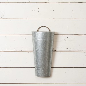 Cubo de maceta galvanizado, maceta colgante para flores, cesta colgante de balcón duradera para jardín interior y exterior - Product Image 5