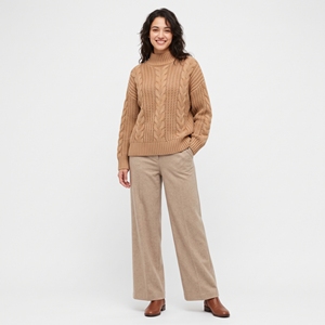 Suéter de viscosa de punto grueso extragrande para mujer, transpirable, cómodo, informal, tipo jersey, OEM, ODM, venta al por mayor, fábrica, logotipo personalizado, bajo costo - Product Image 1
