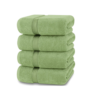 Serviettes de Bain et de Piscine 100% Coton de Haute Qualité, Fourniture Directe Usine, pour Usage Domestique et Hôtelier, Design Luxe, Technique de Tissage Personnalisable - Product Image 4