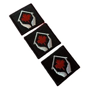 Écusson brodé en twill informatisé, écusson de vêtement entièrement brodé - Product Image 1