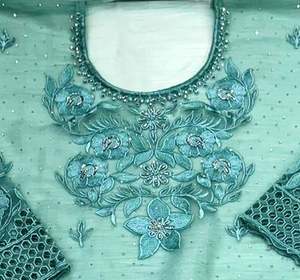 Designer moderne non cousu brodé à la main belle fête traditionnelle porter des costumes indien mode-avant style traditionnel - Product Image 2