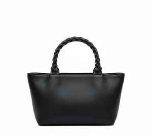 Sac à bandoulière minimaliste en cuir noir vintage pour femme, deux sangles réglables, rétro, mignon, résistant à l'eau, pour le travail et les voyages - Product Image 1