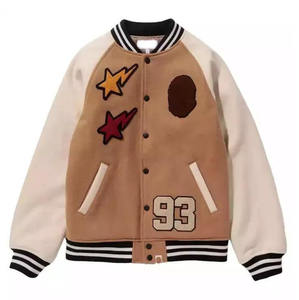 Venta caliente de los hombres personalizable de alta calidad Varsity Jacket Nueva llegada de invierno Streetwear con Logo Personalización Bomber Style - Product Image 3