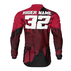 Vente en gros Service OEM Course automobile & Moto Motocross Maillot respirant Spandex/Polyester fabriqué avec la technologie de sublimation - Product Image 2