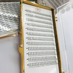 Pestañas de visón naturales de primera calidad hechas en Vietnam al mejor precio 3D 4D 5D cajas ventiladores prefabricados al por mayor CC Curl - Product Image 6