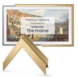 Support et chariot TV Pale Gold Bezel pour téléviseurs à écran plat jusqu'à 65 pouces - Product Image 1