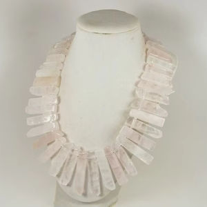 Collar con cuentas de sodalita natural, collar de cuentas redondas lisas de sodalita de 8mm, hecha a mano gargantilla de cristal, joyería con cuentas - Product Image 1