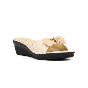 Sandalias de tacón de color dorado CL4022 - Product Image 3