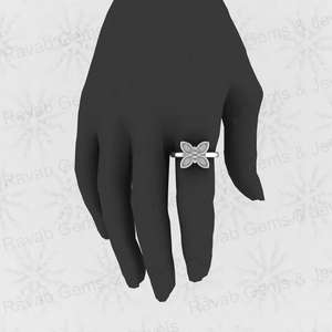 Genuino 925 Plata 3x6mm Marquesa mariposa Semi montaje anillo de ajuste en blanco bueno para Resina y cenizas trabajo recuerdo DIY joyería - Product Image 6