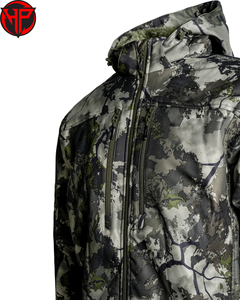 เสื้อแจ็คเก็ตสำหรับล่าสัตว์ คุณภาพสูง กันน้ำ ลายพราง ผ้า softshell เหมาะสำหรับการล่าสัตว์ ตกปลา กิจกรรมกลางแจ้ง และเดินป่า สำหรับผู้ชาย - Product Image 4