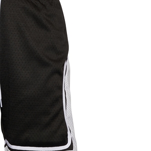 Ropa de calle de poliéster sólido con logotipo OEM, pantalones cortos de gimnasio de talla grande en blanco, pantalones cortos de secado rápido transpirables de verano para hombre de malla personalizada de baloncesto - Product Image 5