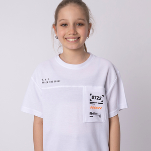 Wholesale cheap Custom 100% Cotton High Quality clothing line from Direct Manufacturing girls kids T-Shirts - Product Image 1