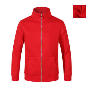 Sudadera con Capucha Completa y Bordado 3D para Hombre, Chaqueta de Forro Polar 100% Algodón, Diseño Sólido sin Capucha, Ropa de Gimnasio, Fabricante y Proveedor - Product Image 2