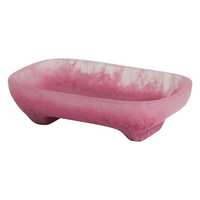 Plateau à savon sculpté à la main en résine, style art populaire, forme irrégulière, pour salle de bain et usage domestique, par FAIZA CRAFT