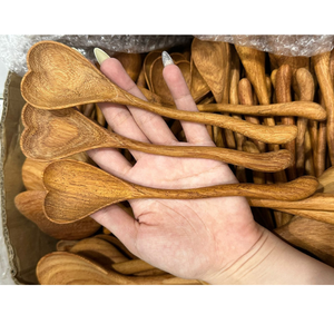 Cuchara de madera impresa personalizada biodegradable y de marca, perfecta para eventos, cadenas alimentarias y campañas promocionales - Product Image 3