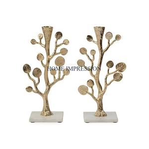 Candelabros de mesa superventas, Juego de 2 candelabros de decoración de diseño de hojas, candelabros maravillosos para uso doméstico, candelabro de interior - Product Image 5