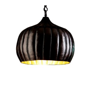 Silver Antique Hammered Texture Decorative Metal Pendant Lamp High Quality Lamp Pendant Lamp Shade Outer - Product Image 3