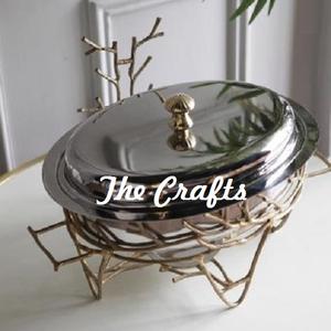 ถาดอุ่นอาหารสแตนเลสทรงรีพร้อมขาตั้งเหล็กดีไซน์สวยงาม ราคาดีที่สุด - Product Image 5