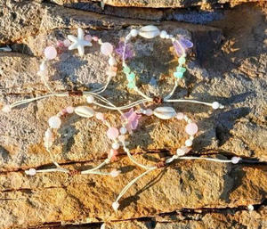 Seashell <b>Bracelet</b> Vietnam Handmade Handmade Adjustable Jewelry Summer Holiday Fashion - Product Image 6