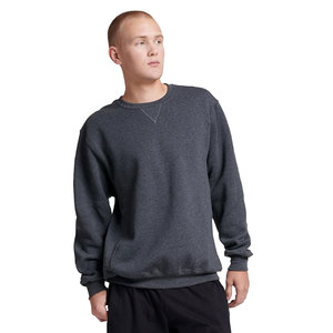 Adult US Size Cotton/Polyester Blend Crewneck <b>Sweatshirt</b> <b>Grey</b> - Product Image 2