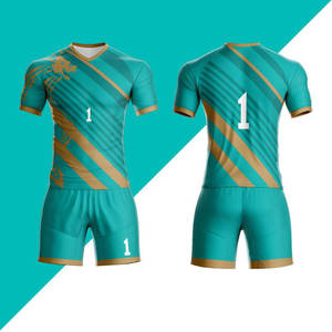 Top personalizado fútbol Jerseys transpirable secado rápido ropa deportiva hombres traje chaqueta uniforme ropa deportiva - Product Image 1