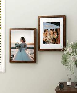 <b>Set</b> of 2 Premium Modern Brown 11x14 Wooden Photo <b>Frames</b> for Office and <b>Gallery</b> Wall Decoration Home Decor Christmas Gifts - Product Image 5