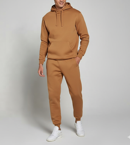 Survêtement unisexe personnalisé | Ensemble de survêtement à capuche solide à la mode | 100% coton antibactérien respirant tissu lourd hiver - Product Image 1