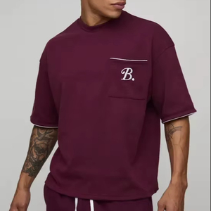 T-shirt Homme Oversize Personnalisé Sérigraphié 2025 – 100% Coton Premium, Écologique, Séchage Rapide, Respirant, 220g - Product Image 1