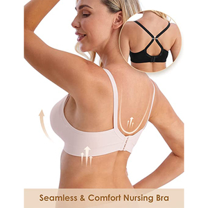 Soutien-gorge de maternité ajustable de haute qualité pour femmes, pour multitâche pendant la grossesse, soutien-gorge Push Up et d'allaitement, vente en gros OEM - Product Image 3