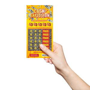 Cartes haute définition Services d'impression multicolore Cartes <span class=keywords><strong>de</strong></span> loterie sur le thème <span class=keywords><strong>personnalisé</strong></span> Récompenses en espèces Grattez les billets <span class=keywords><strong>de</strong></span> loterie instantanée - Product Image 2