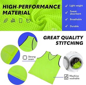 Adult Unisex <b>Training</b> <b>Bib</b> Vest-Mesh Material Lightweight Summer Quick Dry & Breathable - Product Image 4