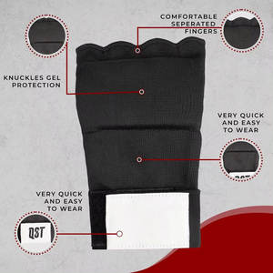Gants de protection intérieure en mousse et gel pour sac de frappe et entraînement de combat – Personnalisation de logo et de motifs acceptée - Product Image 2
