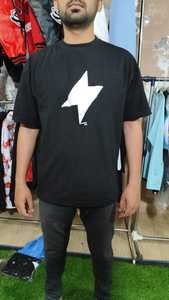 Camiseta de manga corta con estilo, corte holgado, tejido ligero, poliéster/algodón, transpirable, antibolitas, informal, para hombre - Product Image 4