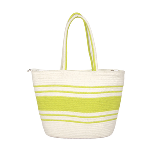 Sacs de plage en toile de coton durable biodégradable 100% bio avec poignée de transport à l'épaule et logo imprimé personnalisé - Product Image 2