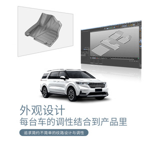 Tikar lantai Premium UNTUK Kia karnaval 2022-2025 7 kursi bahan bakar TPE semua cuaca Aksesori lantai liner bantalan kaki bagasi tikar ke-2 - Product Image 4