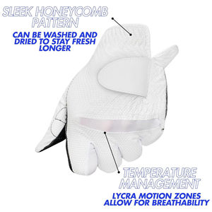 <b>Ladies</b> Best Selling Sports Wear Golf <b>Gloves</b> Customize Color Fit Synthetic Golf <b>Glove</b> Left Handed Design sheepskin - Product Image 2