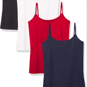 เสื้อสายเดี่ยวผู้หญิง Serene Touch ผ้าถักลูกไม้ ระบายอากาศได้ดี นุ่มสบาย ผ้าฝ้าย 100% ระบายอากาศได้ดี ผ้าพลิ้วไหว ยืดหยุ่น กระชับรูปร่าง - Product Image 1