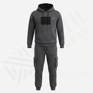 Conjuntos Deportivos Holgados y Transpirables, Producto de Buena Calidad, Personalizables, Sudadera sin Mangas para Gimnasio, Pantalones Deportivos Ajustados para Hombre, Trajes Deportivos para Fitness - Product Image 1
