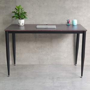 CONE II System HBCN026 120x60cm Rubber Wood <b>Desk</b> Iron Legs Modern Minimalist Contemporary Office Furniture for Bedroom <b>Study</b> - Product Image 4