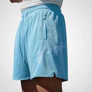 Shorts décontractés pour hommes de qualité supérieure, taille élastique, respirant, séchage rapide, confortable, élégant, motif uni, tissage non tissé, 100% coton - Product Image 5