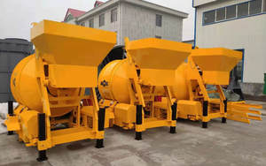 เครื่องผสมคอนกรีตพร้อมปั๊มเครื่องยนต์และมอเตอร์ - ประสิทธิภาพสูง ผลิตภาพ 13 ลูกบาศก์เมตร/ชั่วโมง กำลังผสม 75 กิโลวัตต์ สำหรับขาย - Product Image 4