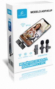 2-in-1 Portable <b>Wireless</b> Lavalier <b>Microphone</b> for iPhone & iPad for Live Streaming Equipment - Product Image 5