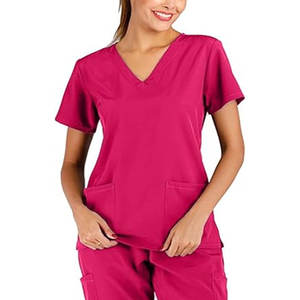 Uniformes de Enfermería de alta calidad con logotipo personalizado, color sólido, precio barato, venta al por mayor, uniformes de enfermería a la venta en línea - Product Image 3