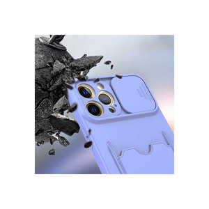 Coque de protection arrière Netzy SAFA Kartix pour iPhone 12 Pro 14 Plus 13 Pro Max - Silicone TPU durable avec emplacement pour carte - Product Image 3