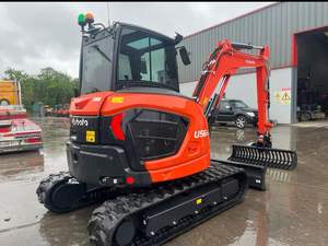 Excavadora Kubota Usada Barata de 2.5 Toneladas, Mini Excavadora con Orugas de Goma, Micro Excavadora Hidráulica, Excavadora para Huertos en Venta - Product Image 2
