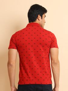 Camiseta de media manga con cuello Polo para hombre, ropa informal 100%, bolsillo en el pecho estampado a la moda para cada ocasión - Product Image 6
