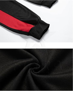 Streetwear vintage personnalisé pour hommes, sweat à capuche avec patch vieilli et jogging délavé à l'acide, ensemble de survêtements, pantalon de survêtement d'hiver à fermeture éclair complète - Product Image 4