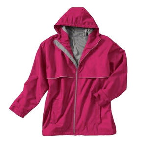 Veste de pluie d'hiver pour homme en toile imperméable et lisse, motif lettres sur le devant, légère, respirante, broderie, utilisation par temps tempête - Product Image 2